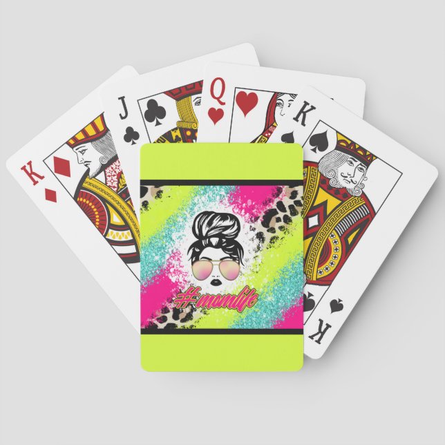 Mom Life Playing Cards (Back)