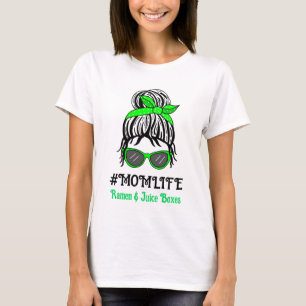 Mom Life   Ramen and Juice Boxes T-Shirt