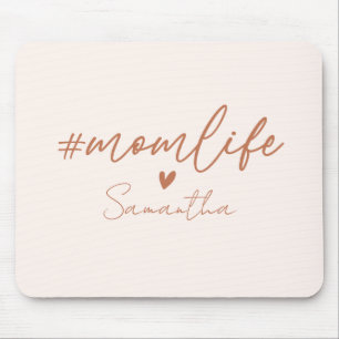 Mom Life - Rustic Charm Design Mouse Pad