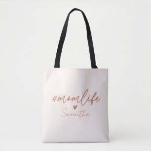 Mom Life - Rustic Charm Design Tote Bag