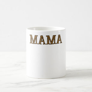 Mom Life Shirt Leopard Cheetah Print, Funny Mother Coffee Mug