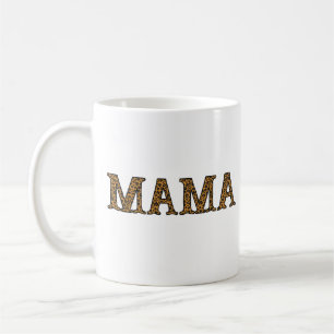 Mom Life Shirt Leopard Cheetah Print, Funny Mother Coffee Mug