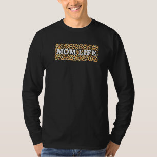 Mom Life Text In Simple Script On Original Cheetah T-Shirt