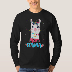 Mom Llama  Mother's Day  Women Mom Birthday T-Shirt