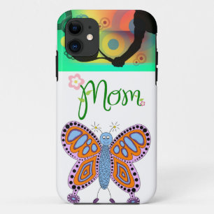 Mom Love Floral Heart Blossom Vines Destiny Sports iPhone 11 Case