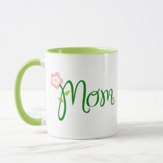 Mom Love Floral Heart Blossom Vines Destiny Sports Mug