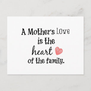 Mom Love Quote Postcard