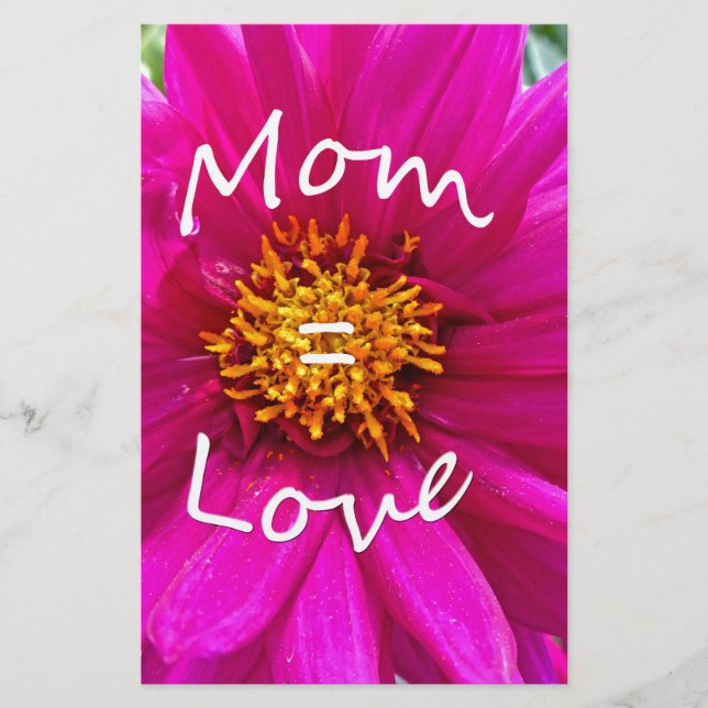 Mom = Love Stationery (Front)