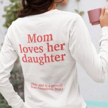 Mom loves her daughter