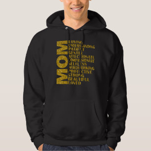 Mom loving understanding patient gentle mom life m hoodie