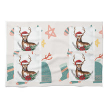 Mom Luxury Deer Template Kitchen Towel