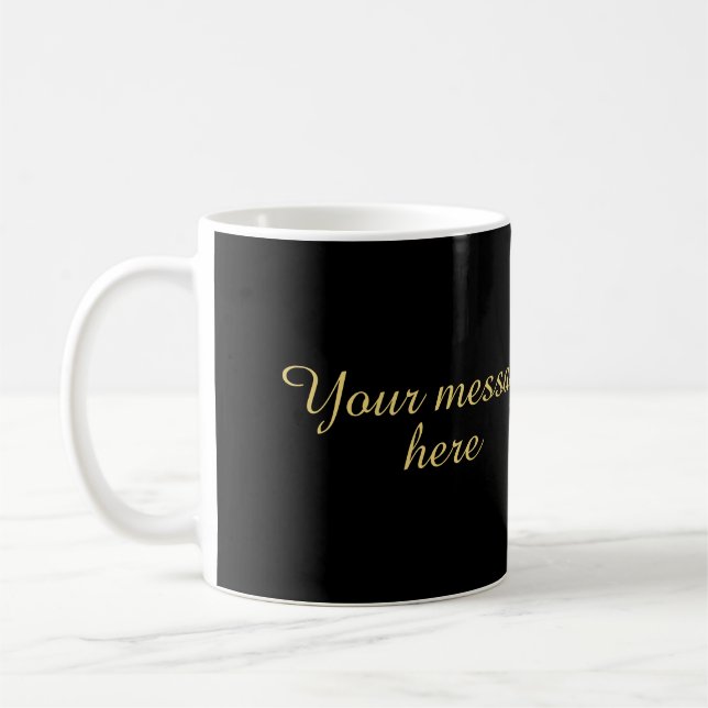 Mom Made of Miracles – Custom Message Coffee Mug (Left)