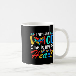Mom Mama Autistic Autism Awareness Month Boys Son  Coffee Mug