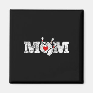 Mom Mama Bowling Sports Magnet