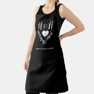 Mom Mama Ma Heart Kids Mother's Day Gift Apron