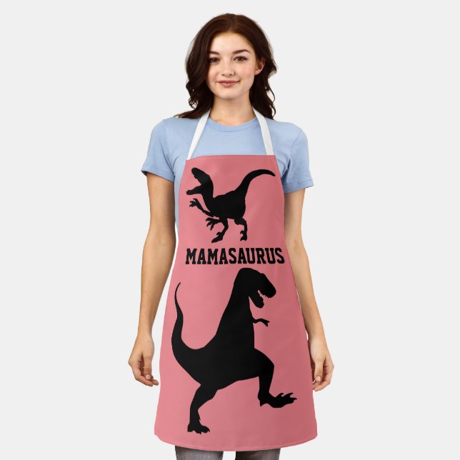 MOM MAMASAURUS KITCHEN APRON (Worn)