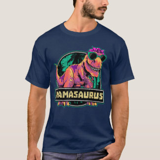 Mom Mamasaurus Re Dinosaur Birthday Dinosaur Mommy T-Shirt