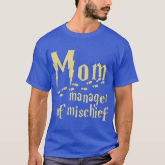Mom manager of mischief retro T-Shirt