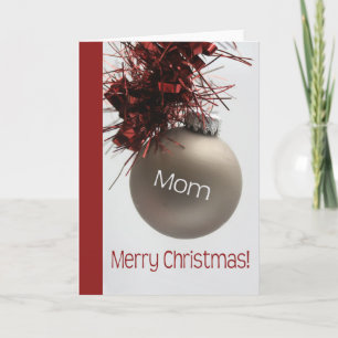 Mom  Merry Christmas card