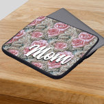 Mom Metallic Roses and Pearls Laptop Sleeve<br><div class="desc">The Mom Metallic Roses and Pearls Laptop Sleeve is a perfect blend of elegance and practicality designed especially for the modern, stylish mom. This chic laptop sleeve features a stunning metallic rose pattern adorned with delicate pearls, offering a unique and sophisticated touch. Crafted from premium, durable materials, it ensures maximum...</div>