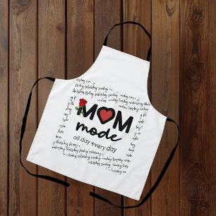 Mom Mode All Day Every Day Apron
