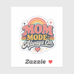 Mom Mode Always On Retro Mothers day Gift