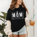 Mom Mode Funny Simple Modern Script Typography Tri-Blend Shirt<br><div class="desc">Mom Mode Funny Simple Modern Script Typography Heart Women's Fashion T-Shirt Top features the text "Mom mode all day every day" in a fun modern script typography accented with a cute heart. Perfect as a gift for mom for birthday,  Christmas,  Mother's Day and more. Designed by Evco Studio www.zazzle.com/store/evcostudio</div>