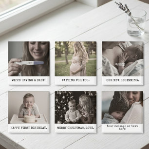 Mom Mommy   Personalized First Mother's Day Photo Magnet