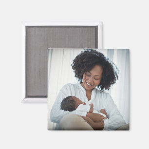 Mom Mother Baby Family Photo Personalize  Magnet