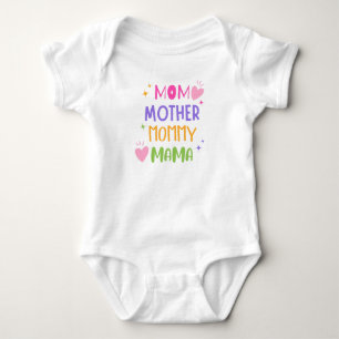 Mom mother mommy mama baby bodysuit