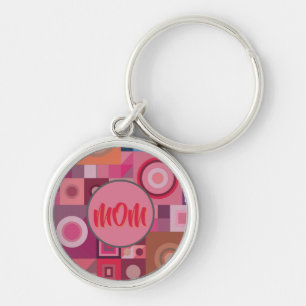 MOM, MOTHER, WOMEN, BIRTHDAY, GIFT SILVER PLATED KEYCHAIN