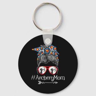 Mom - Mothers Day Bowhunter Archer Bowman Bows Keychain