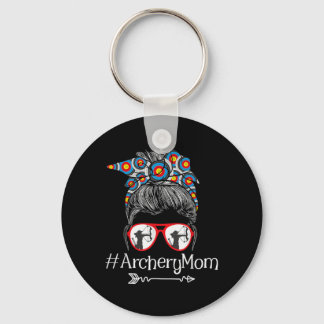 Mom - Mothers Day Bowhunter Archer Bowman Bows  Keychain
