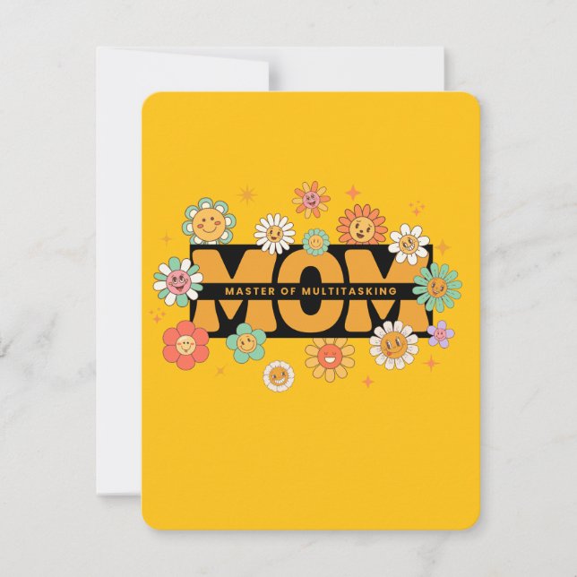 MOM : Mothers Day Collection 3 Holiday Card (Front)