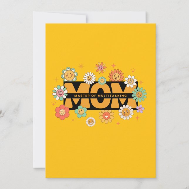 MOM : Mothers Day Collection 3 Holiday Card (Front)