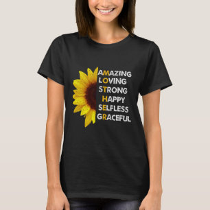 Mom Mother's Day Mom Amazing Loving Strong Best Mo T-Shirt