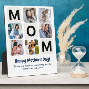Mom Mother's Day Photo Collage Plaque