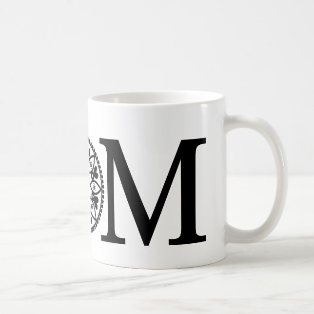 Mom Mug - Black & White (Right)