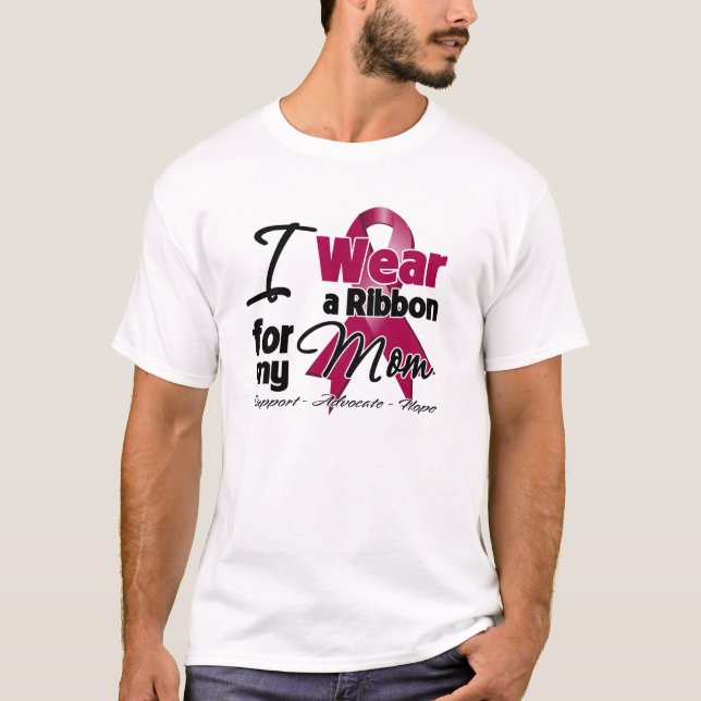 Mom - Multiple Myeloma Ribbon T-Shirt (Front)