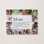 Mom, Mum, Mother Definition 14 Photo Jigsaw Puzzle<br><div class="desc">14 photo collage jigsaw for you to personalise for your special Mom, Mum, Mummy, Mother or Mamá to create a unique gift for Mother's day, birthdays, Christmas, baby showers, or any day you want to show how much she means to you. A perfect way to show her how amazing she...</div>