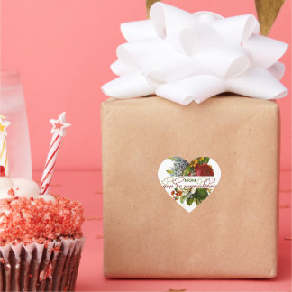 mom my universe  heart sticker