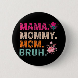 Mom Noun Definition Funny Mama Mothers Day  2 Inch Round Button