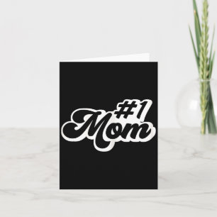 Mom number one mother's day card