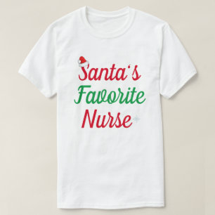 Mom Nurse Female Appreciation Christmas Red Cross T-Shirt