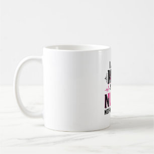 Mom Nurse Nothing Scares Me Vintage Engraving Desi Coffee Mug