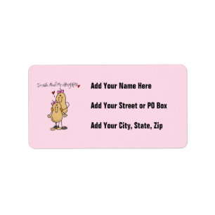 Mom - Nuts About My Daughter T-shirts and Gifts Label