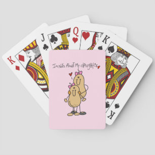 Mom - Nuts About My Daughter T-shirts and Gifts Playing Cards