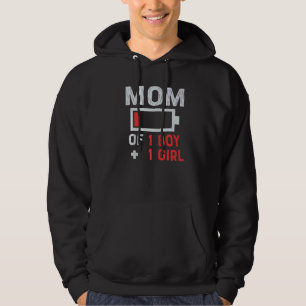 Mom Of 1 Boy  From Daughter Or Son Mother Day Hoodie