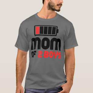 Mom of 2 Boys Funny Mother's Day T-Shirt Copy Cop