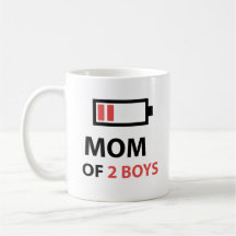 Mom of 2 Boys Gift Mothers Day Birthday For Her